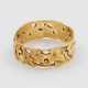 Jugendstil-Bandring Gelbgold, 18 k. Band… - Foto 1