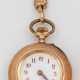 Belle Epoque-Schmuckuhr an Sautoir Schwe… - фото 1