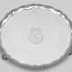 Georg III-Salver mit Wappen Sterlingsilb… - фото 1