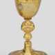 Barock-Kelch Messing, vergoldet. Sechspa… - Foto 1