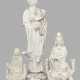 Drei Blanc de Chine-Figuren einer Guanyi… - photo 1