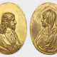 Paar Bronze-Reliefplaketten mit Christus… - фото 1