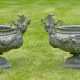Paar repräsentative Parkvasen Bronze, pa… - фото 1