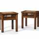 A RARE PAIR OF HUANGHUALI STOOLS - фото 1