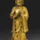 A GILT-BRONZE FIGURE OF KASYAPA - photo 1