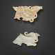 TWO JADE BIRD PENDANTS - photo 1