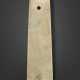 A MOTTLED GREYISH-GREEN JADE CEREMONIAL BLADE, GUI - photo 1