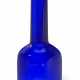 A SMALL BLUE GLASS MALLET VASE - photo 1
