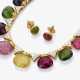 A necklace and earrings with tourmalines totalling approx. 294 ct. and diamonds - photo 1