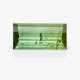 An unset green tourmaline weighing over 88 carats in a designer cut - photo 1