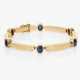 A bracelet with sapphires and brilliant-cut diamonds - photo 1