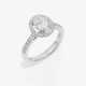 An elegant entourage-like diamond ring - photo 1