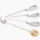 Lot: 3 Cochlear und 1 Weinsiebchen, 20.Jh. - Foto 1