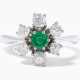 Smaragd-Diamant-Ring - Foto 1