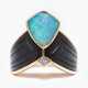 Pierre Fürbringer Opal-Ebenholz-Ring - Foto 1