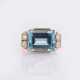 Aquamarin Brillant Ring. - фото 1