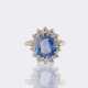 Saphir Brillant Ring. - фото 1