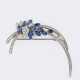 Saphir Diamant Brosche. - photo 1