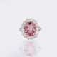 Eleganter Pink Turmalin Brillant Ring. - фото 1