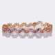 Turmalin Amethyst Armband mit Brillanten. - Foto 1