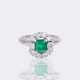 Adolf Merath. Saphir Brillant Ring. - фото 1