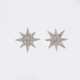 Paar Brillant Ohrstecker in Sternform. - photo 1