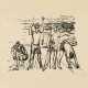 Hermann Max Pechstein. Angler (From: Italienische Fischer) - Foto 1