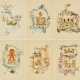 Hann Trier. Mixed Lot of 6 Colour Lithographs (From: Kommentare zum Struwwelpeter) - photo 1