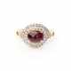 Diamant-Ring mit Rubellit - фото 1