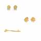 Mixed Lot: Pearl-Pin and 2 Pairs of Earrings - фото 1