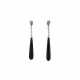Onyx-Diamond-Earrings - фото 1