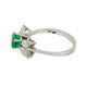 Smaragd-Diamant-Ring - Foto 1