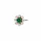 Smaragd-Diamant-Ring - Foto 1