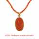 Coral-Pendant-Necklace - фото 1