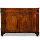 A REGENCY MAHOGANY AND PARCEL-EBONIZED COMMODE - photo 1