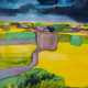 Sellmann "Häuser bei Stapelfeld", Aquarell, sign. u.r. und dat. ´73, 46x34,5 cm, im Passepartout, ungerahmt - photo 1