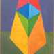 Ausleger, Rudolf (1897 Weißenfels-1974 Berlin) "Geometrische Figuren", Gouache, monogr. u.r. und dat. ´65, 30x21 cm, im Passepartout hinter Glas und Rahmen - photo 1