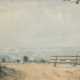Bizer, Emil (1881 Pforzheim-1957 Badenweiler) "Sophienruhe 1942", Öl/ Platte, sign. u.r., 40x59 cm, Rahmen - Foto 1