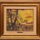 Baitler, Zoma (1908 Litauen- 1994 Uruguay) "Waldstück am See", Öl/Lw., sign. u.r., 24x29 cm, Rahmen - photo 1
