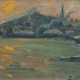 Baitler, Zoma (1908 Litauen- 1994 Uruguay) "Stadt am Fluß im Sonnenuntergang", Öl/Lw., sign. u.r., 18,5x26,5 cm, Rahmen - photo 1