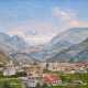 Unbekannter Künstler "Blick über Bozen", Öl/ Lw., unsign., 29,5x36,5 cm, Rahmen - photo 1