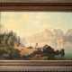 Nocken, Wilhelm Theodor (1830 Düsseldorf-1905 ebenda) "Gebirgslandschaft mit See", Öl/Lw., sign. u.l., 65,5x95 cm, Rahmen - photo 1 Nocken, Wilhelm Theodor (1830 Düsseldorf-1905 ebenda) "Gebirgslandschaft mit See", Öl/Lw., sign. u.l., 65,5x95 cm, Rahmen - photo 1