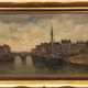 Guba, Rudolf Anton (1884 Hamburg-1950 München) "Hafenansicht", Öl/ Lw., sign. u.r., 39x60 cm, Rahmen - Foto 1