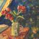 Wagner, Carl "Blumenstilleben mit Tulpen im Krug", Öl/ Lw., sign. u.r., 60x47 cm, Rahmen - photo 1