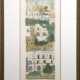 Pfeifer-Watenphul, Max (1896 Weferlingen-1976 Rom) "Südländische Stadtansicht", Farblitho., nummeriert 1/20, handsign., 51,5x21,5 cm, im Passepartout hinter Glas und Rahmen - photo 1