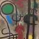 Miro, Joan (1893 Barcelona-1983 Palma) "Abstrakt", Farblitho., 434/2000, Stempelsignatur, 32,5x23 cm, hinter Glas und Rahmen (Er war ein spanisch-katalanischer Maler, Grafiker, Bildhauer und Keramiker. Seine fr… - photo 1