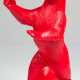Höhrl, Ottmar (geb. 1950 in Nauheim) "Roter Bär", aus der Installation "Berlin-Bärlin" 2000, Kunststoff, H. 35,5 cm, mit signiertem Zertifikat - Foto 1