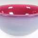 Murano-Glasschale, Sommerso, sign., mit weißem und rosa Innenfang, H. 6,5 cm, Dm. 15,3 cm - Foto 1