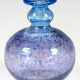 Kleine Studio-Glasvase, sign., gebaucht, mit blauen Einschmelzungen, H. 7 cm - photo 1