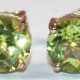Ohrstecker, 375er GG / 9 k, Peridot, Dm. ca. 5 mm - Foto 1